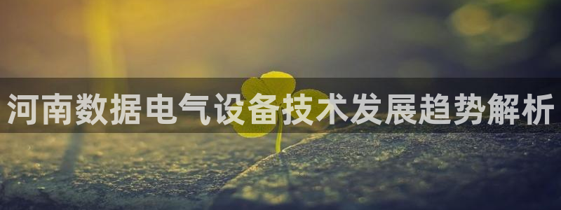 凯发登录网址：河南数据电气设备技术发展趋势解析