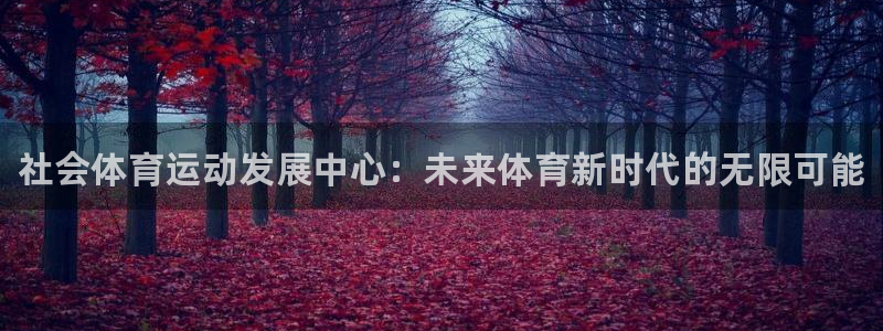 k1体育 十年品牌：社会体育运动发展中心：未来体育新时代的无限可能