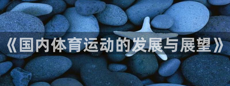 k1体育十年品牌官网：《国内体育运动的发展与展望》