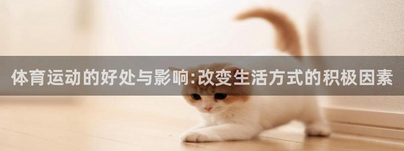 k1体育网站登录官网：体育运动的好处与影响:改变生活方式的积极因素